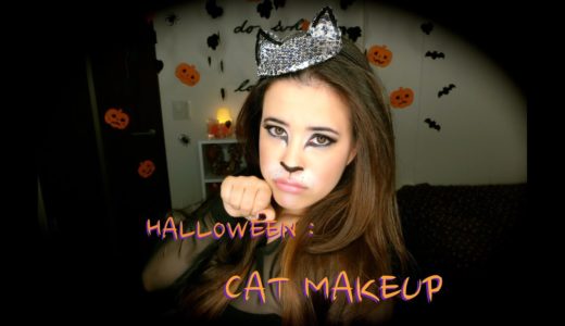 Halloween : Cat Makeup (ねこ風ハロウィンメイク）
