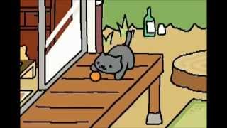 ねこあつめ　もっちりボールで遊ぶ猫たち　Nekoatsume