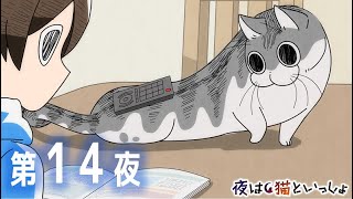 アニメ『夜は猫といっしょ』第14夜「ネコに乗せたくなる」