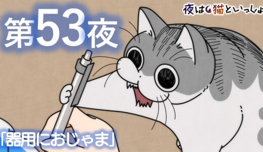 アニメ『夜は猫といっしょ』第53夜「器用におじゃま」